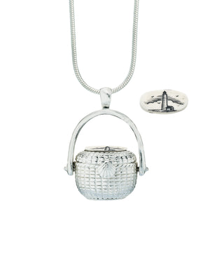 Nantucket Basket Necklace Style - Cathys Place