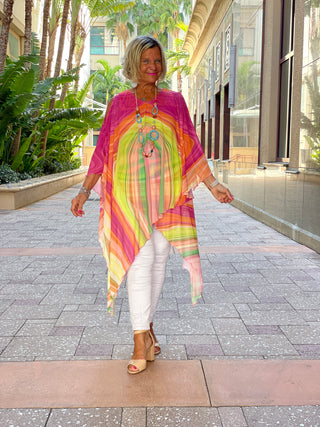 ZIG ZAG SPLASH TUNIC