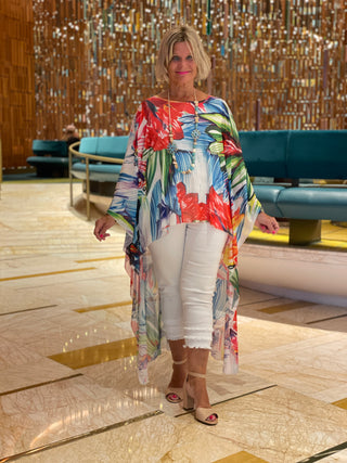 TROPICAL BLOOM SPALSH TUNIC