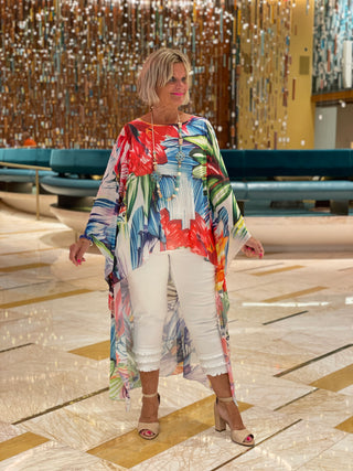 TROPICAL BLOOM SPALSH TUNIC