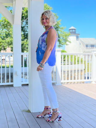 BLUE MARINE SWEATER TANK