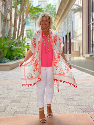 HEATHER PEACH KIMONO