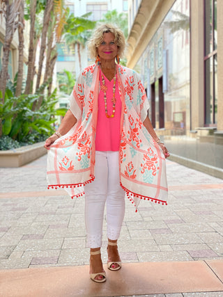 HEATHER PEACH KIMONO