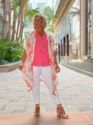 HEATHER PEACH KIMONO