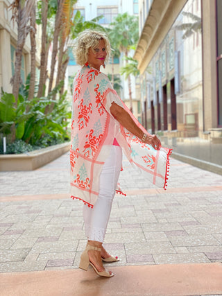 HEATHER PEACH KIMONO