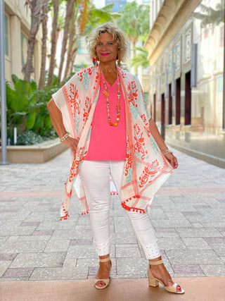 HEATHER PEACH KIMONO