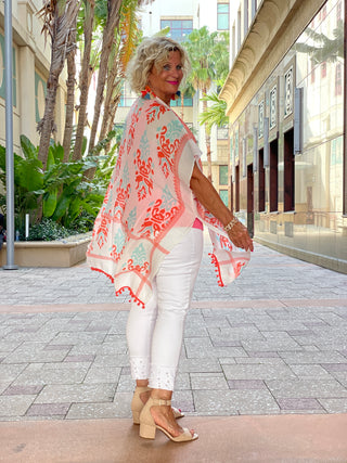 HEATHER PEACH KIMONO