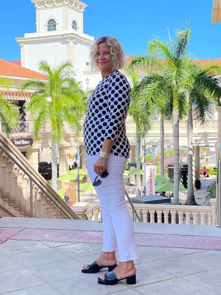 TINSLEY V NECK TOP