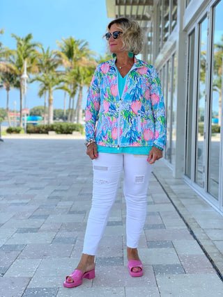 SEASHELL BEACH FULL ZIPPER - Cathys Place
