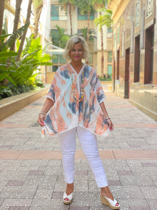 SOUTHERN PEACH KIMONO