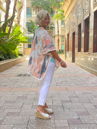 SOUTHERN PEACH KIMONO