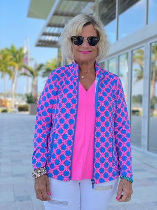 PINK SPADE FULL ZIPPER