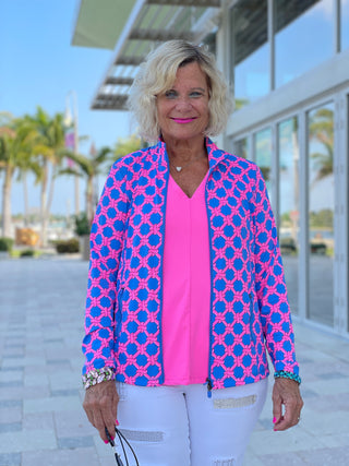 PINK SPADE FULL ZIPPER