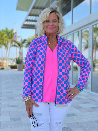 PINK SPADE FULL ZIPPER
