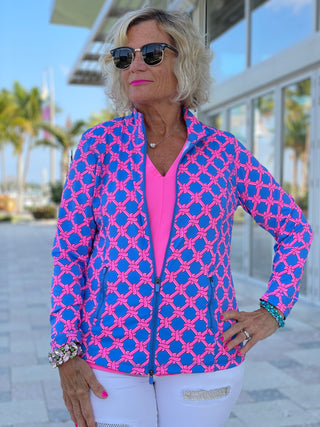 PINK SPADE FULL ZIPPER