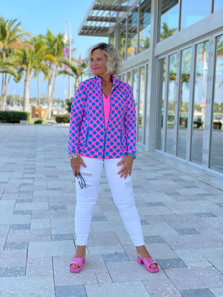 PINK SPADE FULL ZIPPER