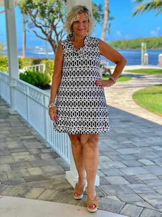 SANDBAR RUFFLE DRESS - Cathys Place