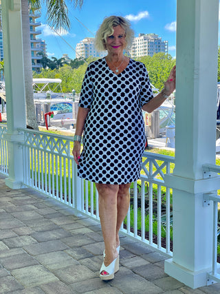 TINSLEY ELBOW SLEEVE DRESS