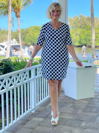 TINSLEY ELBOW SLEEVE DRESS