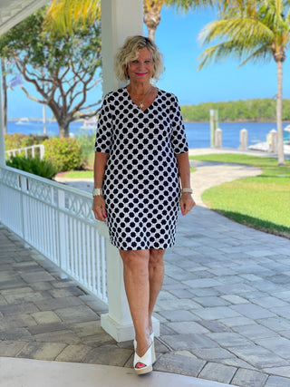 TINSLEY ELBOW SLEEVE DRESS