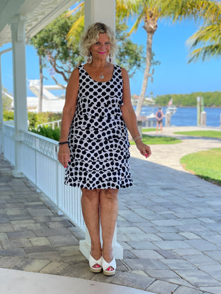 TINSLEY LAYERED RUFFLE DRESS - Cathys Place