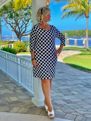 TINSLEY SLEEVE DRESS - Cathys Place