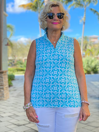 OCEAN MILE SLEEVELESS ZIPPER
