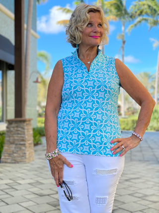 OCEAN MILE SLEEVELESS ZIPPER