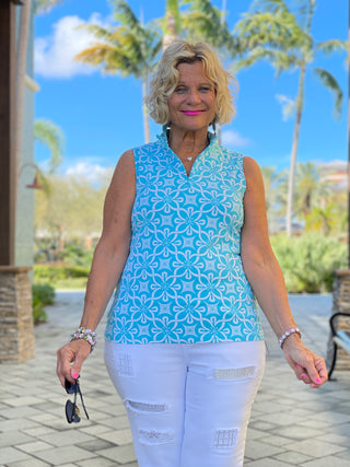 OCEAN MILE SLEEVELESS ZIPPER