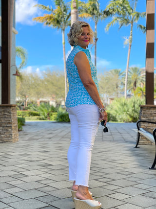 OCEAN MILE SLEEVELESS ZIPPER