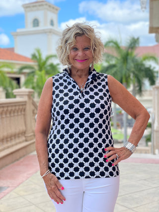 TINSLEY SLEEVELESS ZIPPER