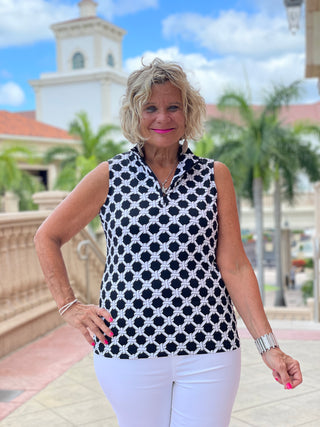 TINSLEY SLEEVELESS ZIPPER
