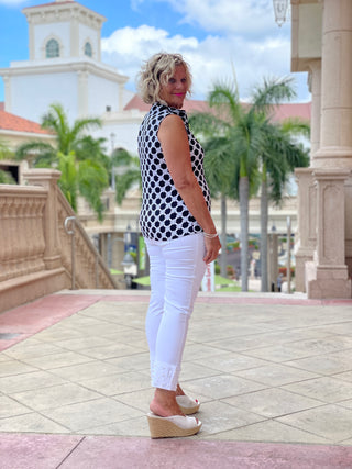 TINSLEY SLEEVELESS ZIPPER