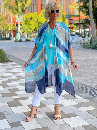SAVANNA BLUES KIMONO