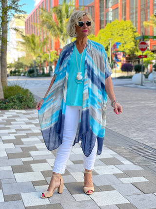 SAVANNA BLUES KIMONO