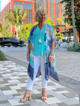 SAVANNA BLUES KIMONO