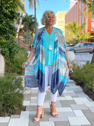 SAVANNA BLUES KIMONO