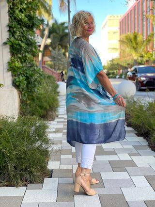 SAVANNA BLUES KIMONO
