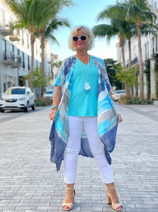 SAVANNA BLUES KIMONO