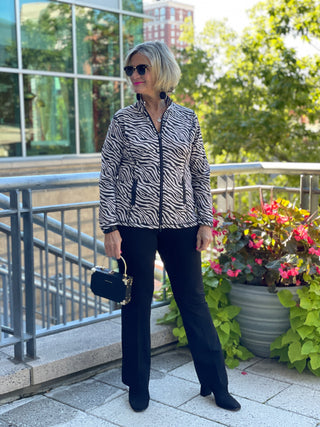 ATLANTA NIGHTS ZIPPER JACKET - Cathys Place
