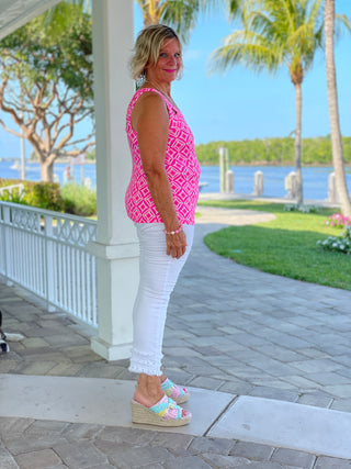 PINK DIAMONDS HALTER TOP