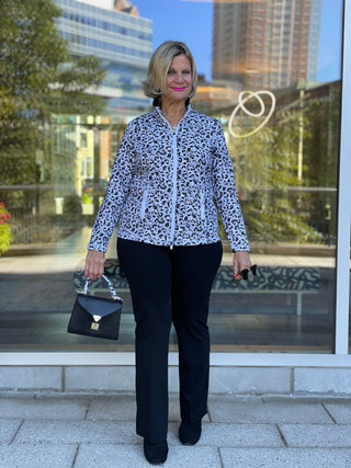 SNOW LEOPARD FULL ZIPPER - Cathys Place