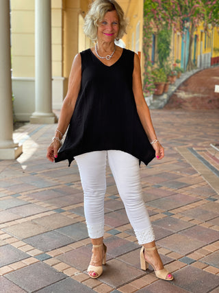 LULU-B WHITE PEARL JEANS - Cathys Place