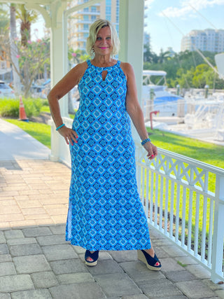 BAHAMA BLUE TURTLE KEYHOLE MAXI