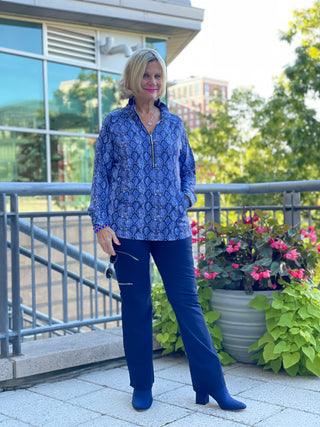 SAVANNA BLUE KANGAROO TOP - Cathys Place