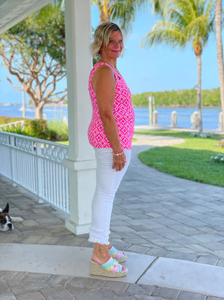 PINK DIAMONDS HALTER TOP