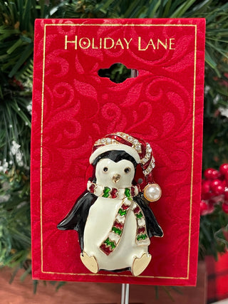 HOLIDAY PENQUIN PIN - Cathys Place