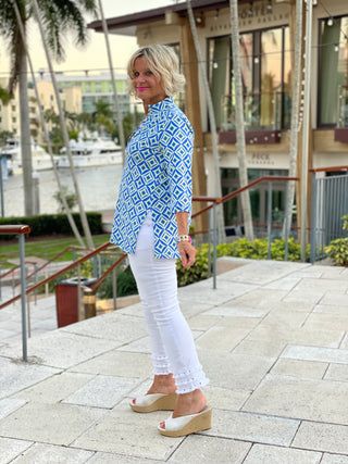 AQUA DIAMONDS TUNIC