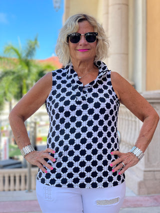 TINSLEY SLEEVELESS RUFFLE - Cathys Place
