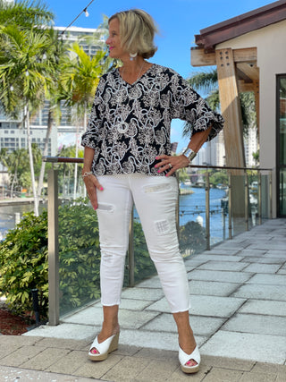 NAUTICAL LANE BELL SLEEVE - Cathys Place